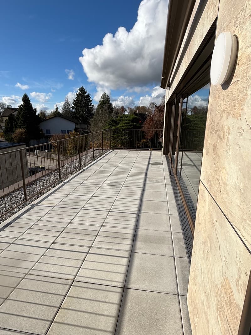 Newly built 3.5-room attic apartment with two terraces and a view of nature (4)