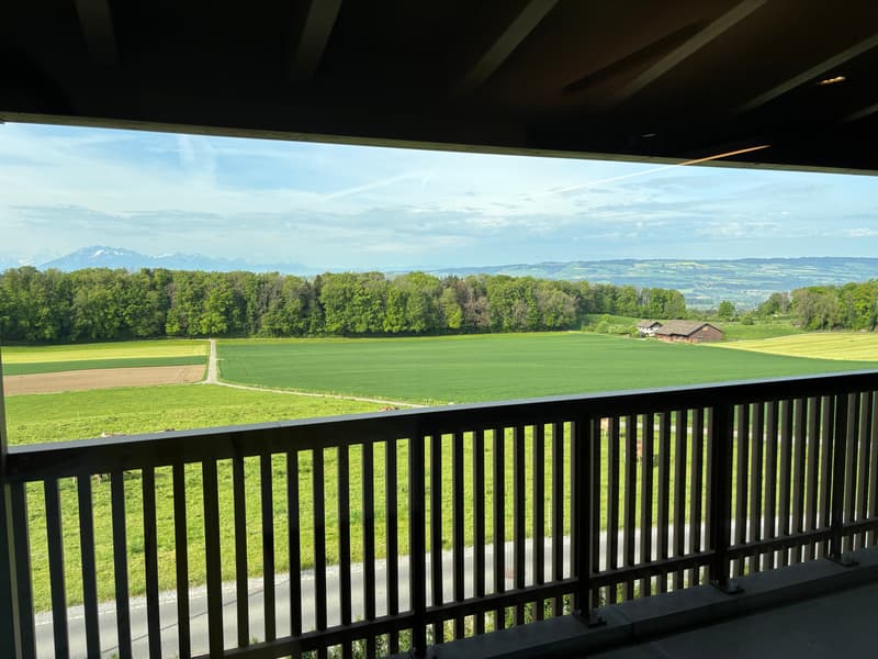 Appartement spacieux 3.5 pièces avec vue imprenable sur le panorama montagnard (5)