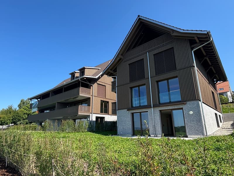 3.5-Zimmer-Garten-Wohnung mit atemberaubendem Ausblick und Zusatzraum (2)