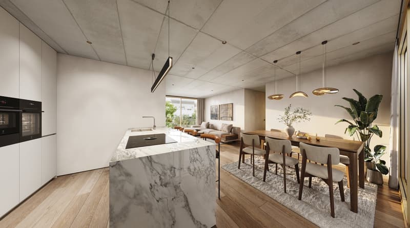 Newly built 3.5-room apartment with over 90m2 living space and balcony (3)