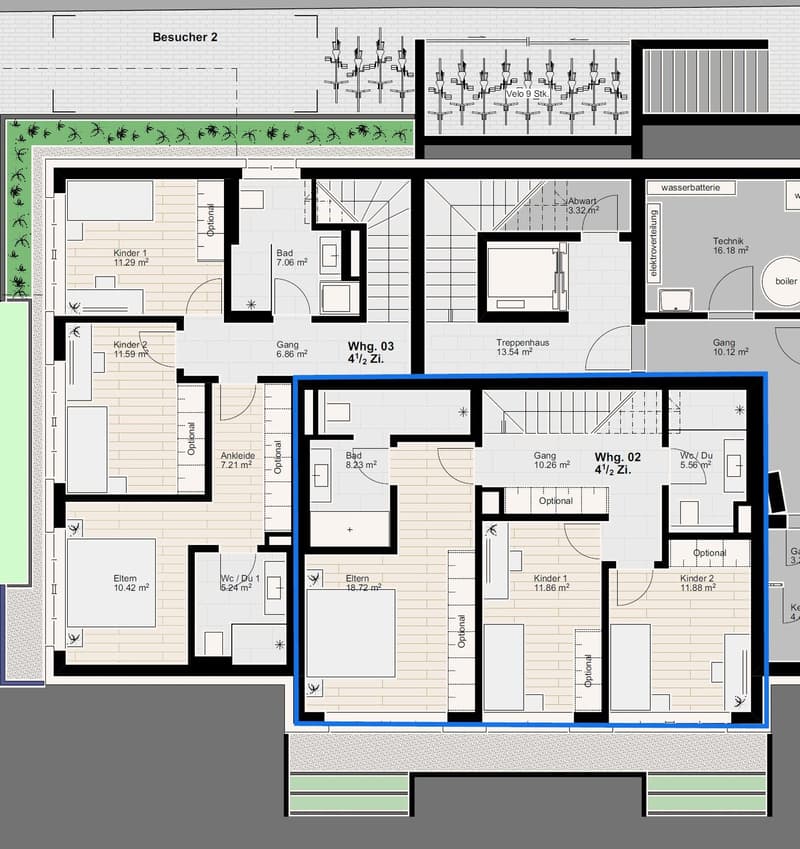 ERSTBEZUG: 4.5-Zimmer-Maisonette-Wohnung - Neubau in Hersberg (10)