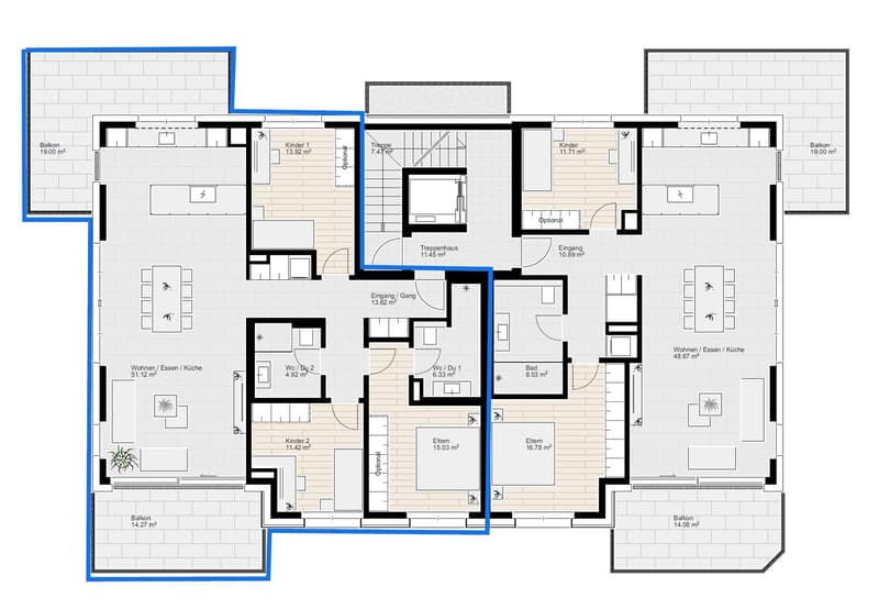 ERSTBEZUG: 4.5-Zimmer-Wohnung - Neubau in Hersberg (13)