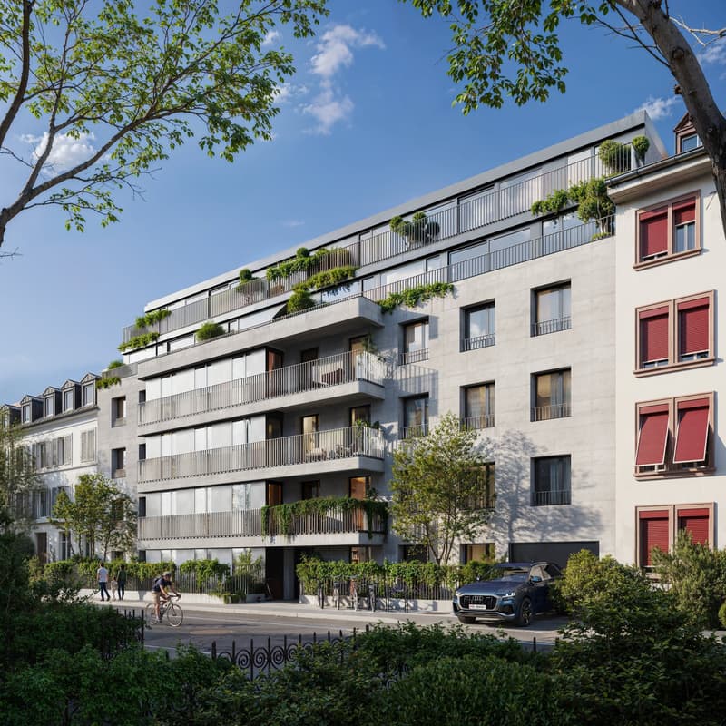 Appartement en attique neuf avec 65m2 d'espace de vie et 26m2 de terrasse au-dessus des toits de Bâle (8)