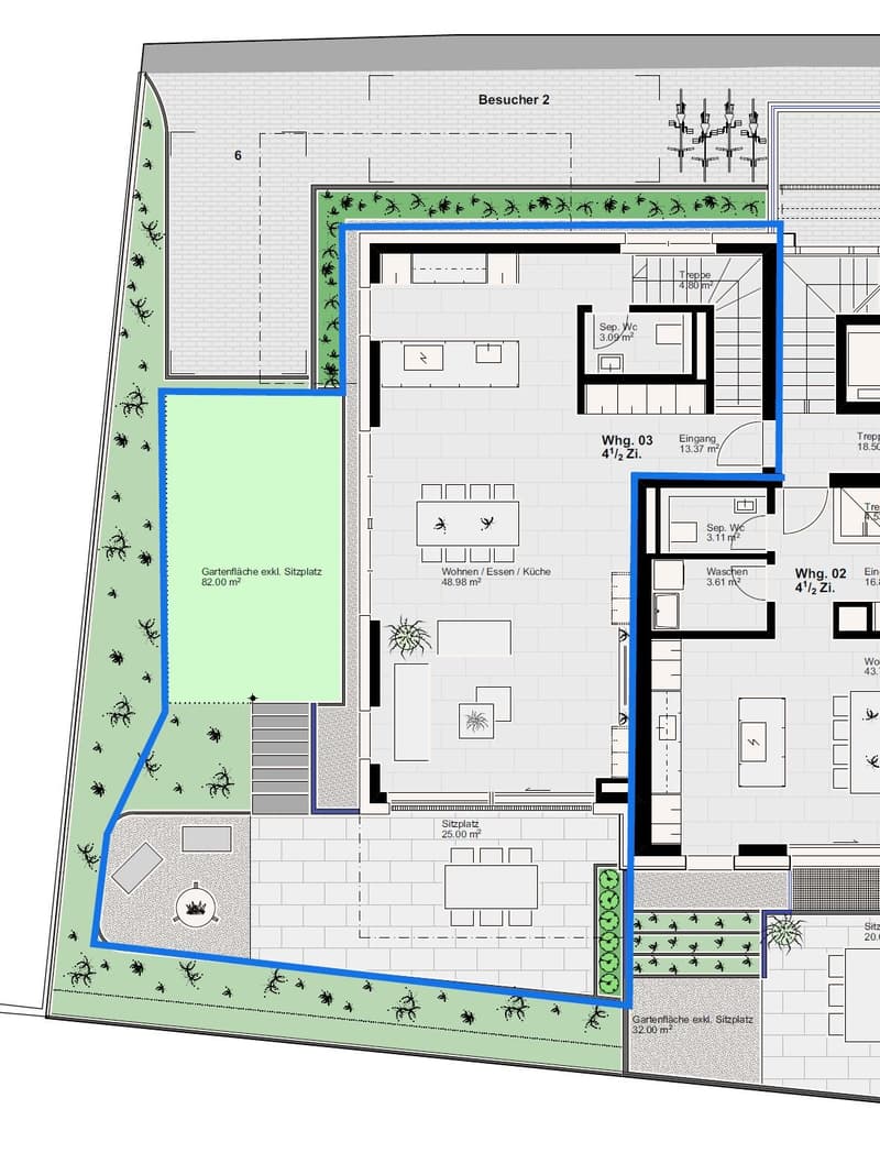 ERSTBEZUG: 4.5-Zimmer-Maisonette-Wohnung - Neubau in Hersberg (10)