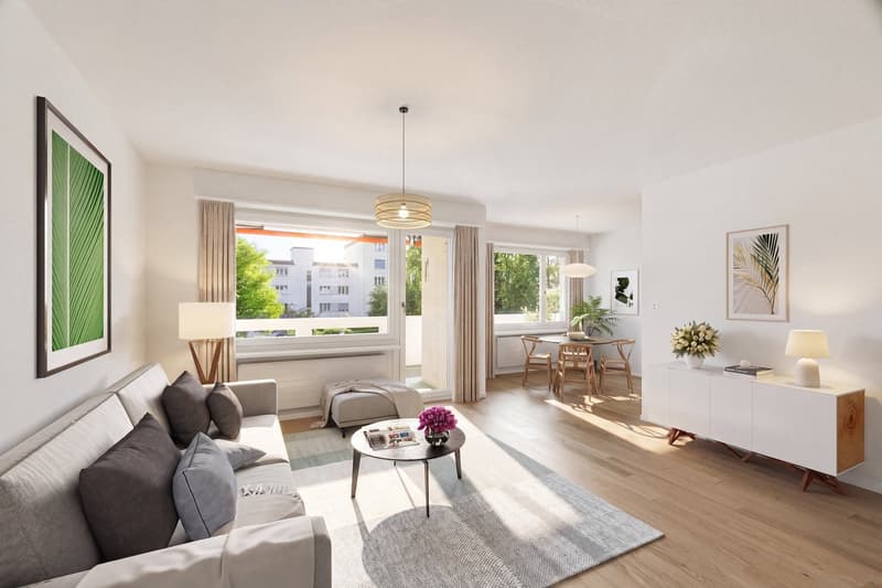 Raum für Ideen – 4.5-Zimmerwohnung mit Potenzial in Zürich Seebach (1)