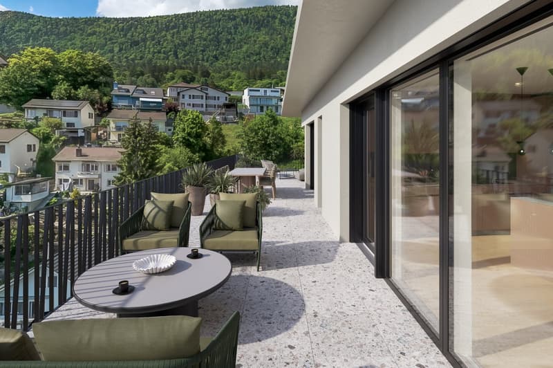 Modern 3.5-room apartments with unobstructable views in Grenchen (2)