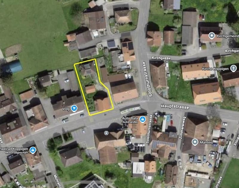 Attractive building land incl. residential stock, in the middle of Koppigen – Utzenstorfstrasse 4a and 6 (2)