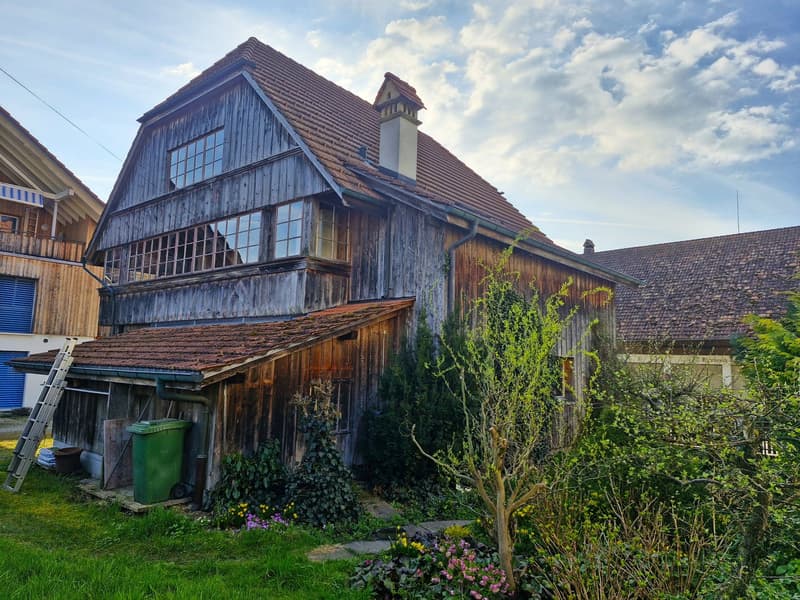 Stöckli mit Laden, Wohnung und Ausbaumöglichkeit (3)