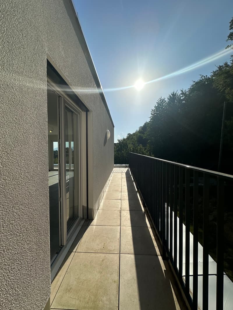 Exklusives Attika-Wohnerlebnis – direkter Liftzugang, spektakuläre Aussicht und grosszügige Terrasse (2)