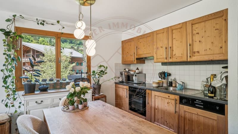 Charming apartment with panoramic view in Val-d'Illiez (2)