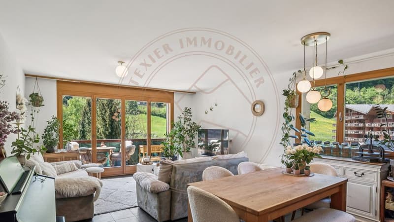 Charming apartment with panoramic view in Val-d'Illiez (1)