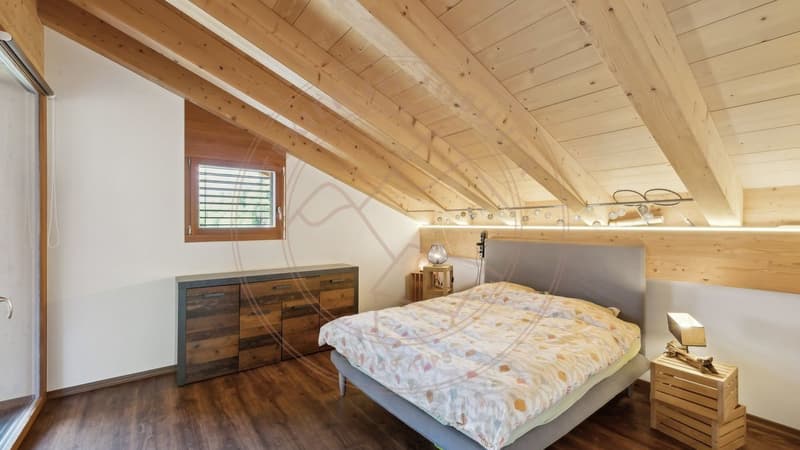 Magnifique duplex de 7,5 pièces au dernier étage avec vue sur les Dents du Midi (12)
