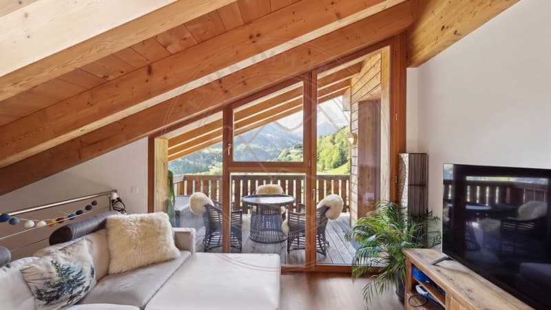 Magnifique duplex de 7,5 pièces au dernier étage avec vue sur les Dents du Midi (11)