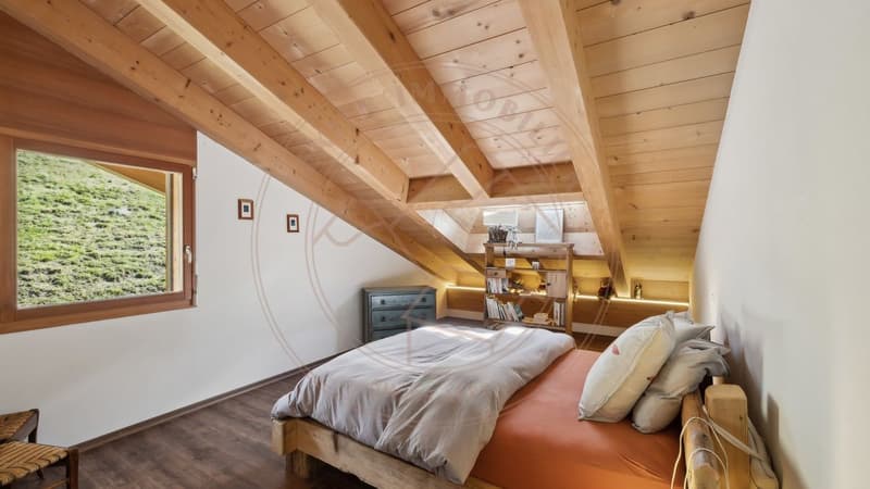 Magnifique duplex de 7,5 pièces au dernier étage avec vue sur les Dents du Midi (10)