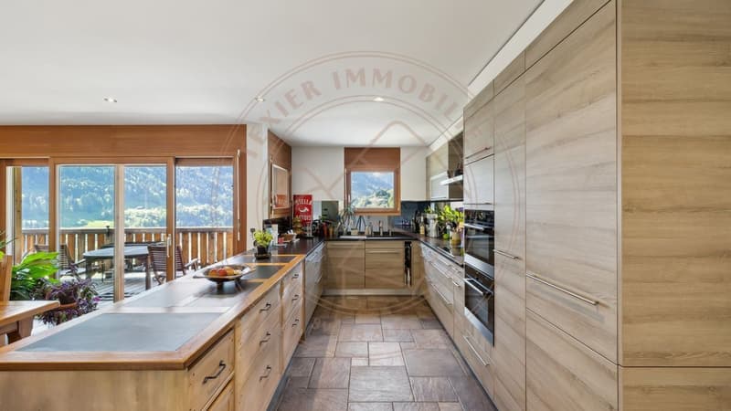 Magnifique duplex de 7,5 pièces au dernier étage avec vue sur les Dents du Midi (4)
