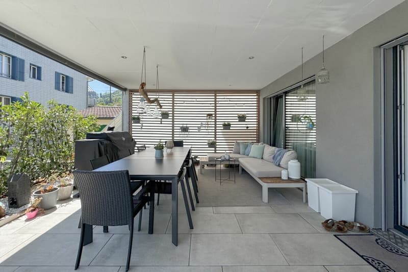 Licht, Raum, Komfort: Parterrewohnung mit 4½ Zimmern und grosser Terrasse (6)