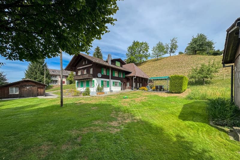 Projekt mit Geschichte und Perspektive: über 3'600 m² Land und zwei Hausteile am Bachufer (2)