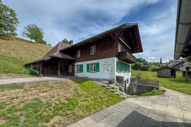 Projekt mit Geschichte und Perspektive: über 3'600 m² Land und zwei Hausteile am Bachufer (5)