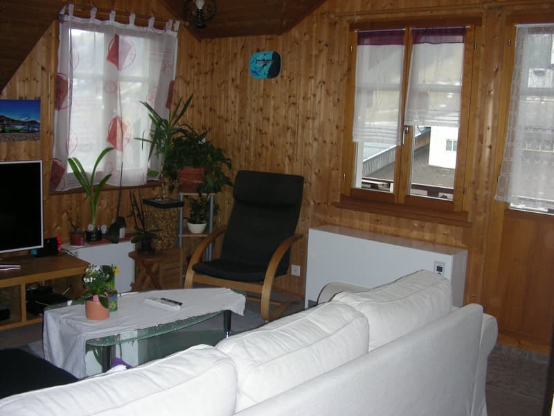 Einfache und preiswerte Dachwohnung / Ferienwohnung (4)