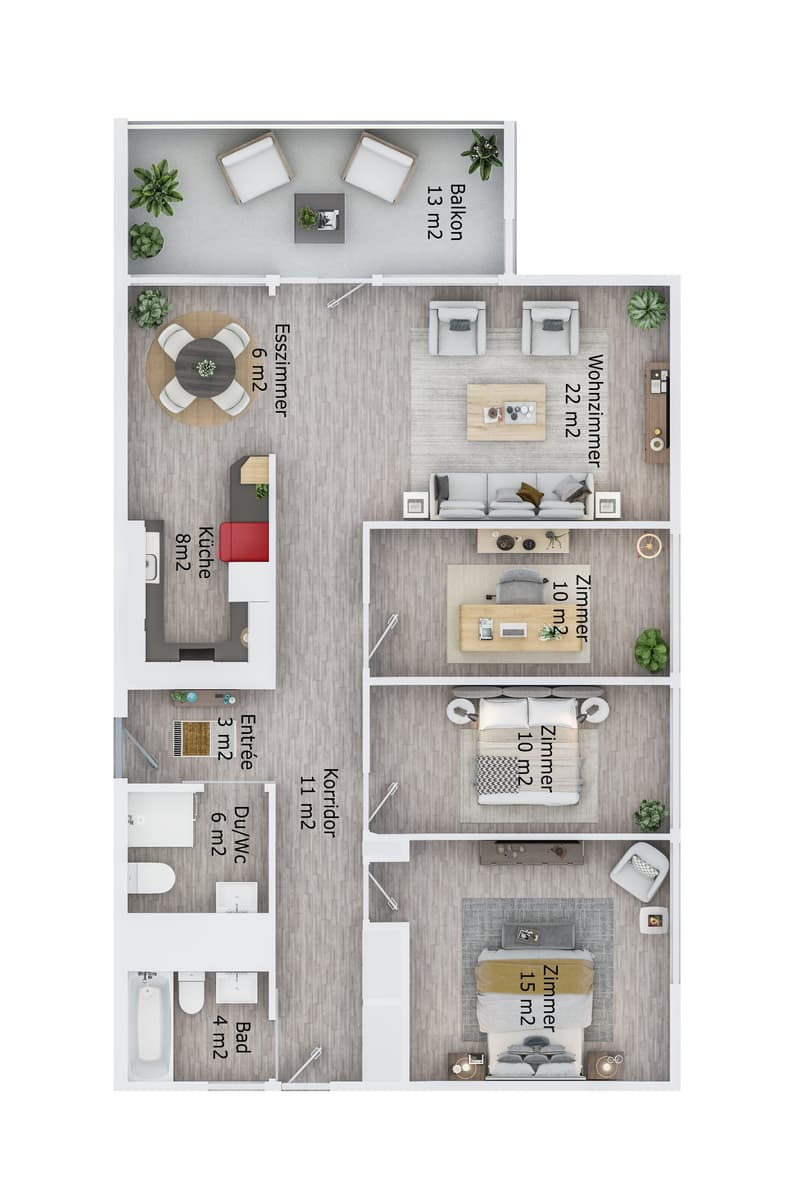 Bright 4.5-room apartment with spacious balcony and panoramic view in a family-friendly location (26)