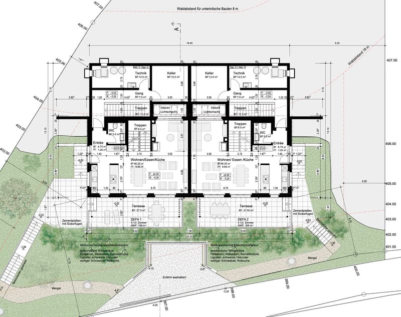Bauland mit bewilligtem Neubauprojekt in Leibstadt (9)