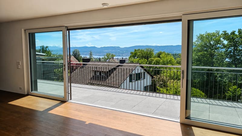 Befristet auf 3 Jahre - Exklusive Maisonette-Wohnung mit traumhafter Seesicht in Zürich-Witikon (7)
