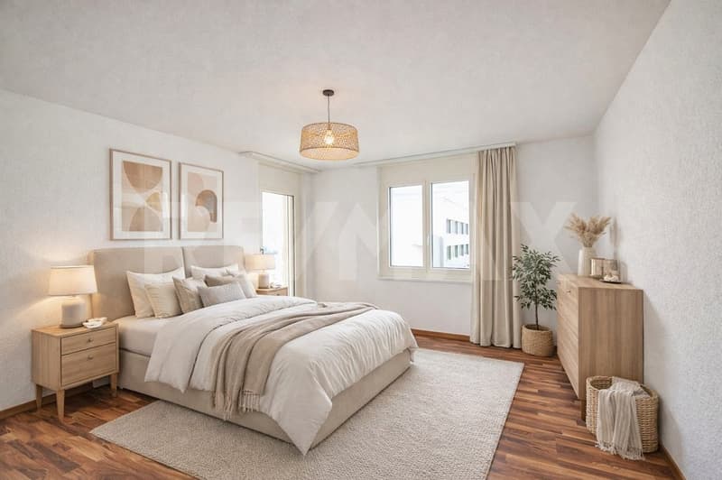 Beautiful 3.5 room apartment with large balcony, elevator, and underground parking in Neudorf (5)