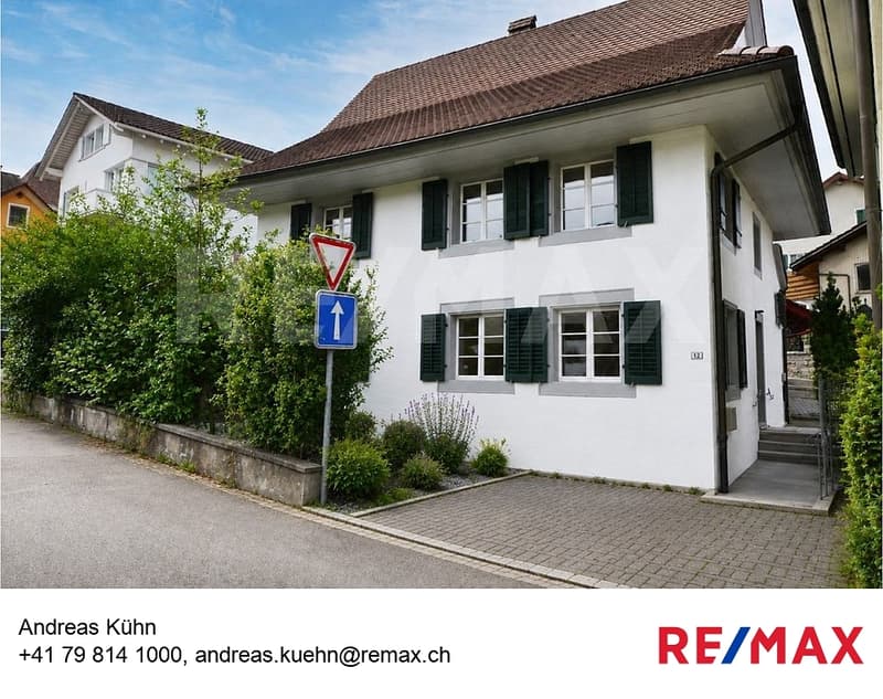 Charming half-timbered house with history, character, and development potential in the heart of Beromünster (1)