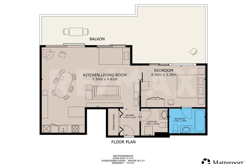 Appartement moderne 2.5 pièces en attique avec grande terrasse ensoleillée et vue panoramique (13)