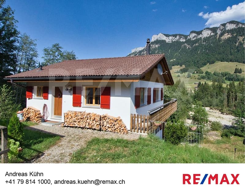 Chalet mit Bergkulisse in Flühli Ferienidylle oder ein Zuhause in der Natur (1)