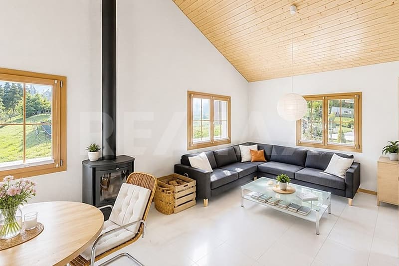 Chalet mit Bergkulisse in Flühli Ferienidylle oder ein Zuhause in der Natur (3)