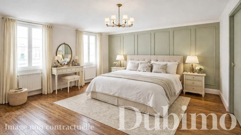 La chambre de plain-pied rénovée