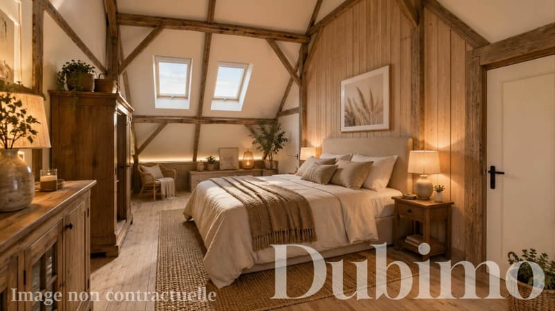 DUPLEX AVEC COMBLES AMÉNAGÉS ENTIÉREMENT RÉNOVÉ Á CREMIN (LUCENS) (10)