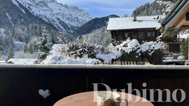 Chalet emblematico di eccezione di fronte alle Dents du Midi a Champéry (11)