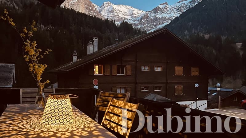 Chalet emblematico di eccezione di fronte alle Dents du Midi a Champéry (12)