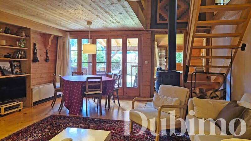 Chalet emblematico di eccezione di fronte alle Dents du Midi a Champéry (2)