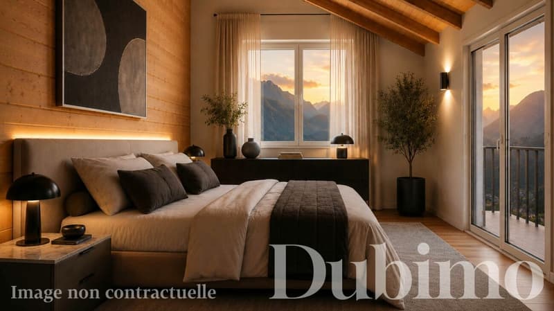 VILLAS INDIVIDUELLES DE 5.5 PIÈCES AVEC VUE SUR LA VALLÉE DU RHÔNE (2)
