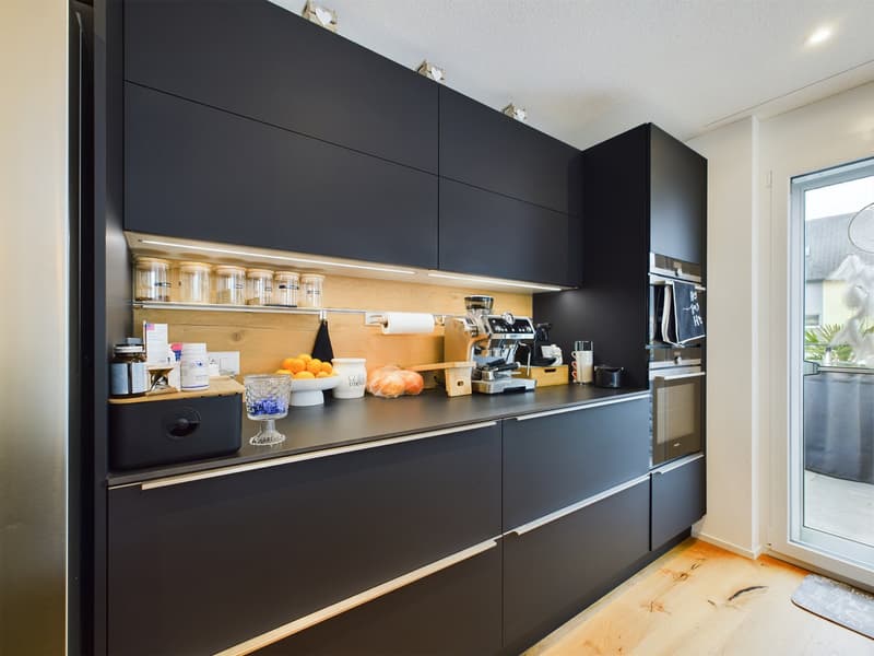 5½-room attic apartment with 152 m² terrace, direct lift access and whirlpool (8)