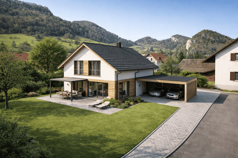 Parcelle de terrain à bâtir spacieuse dans un endroit calme – 831 m² à Erschwil (5)