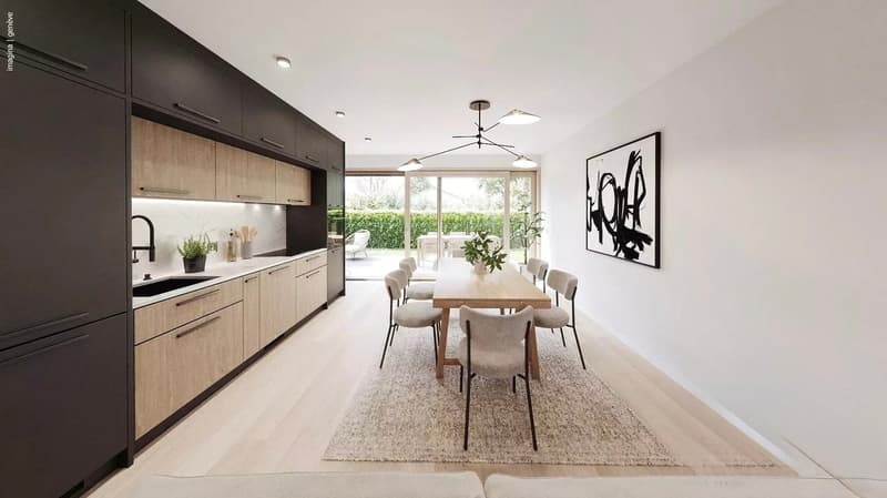 Appartement contemporain avec rooftop et jardin privé. (4)