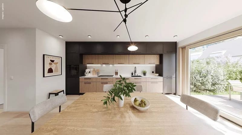 Appartement contemporain avec rooftop et jardin privé. (7)