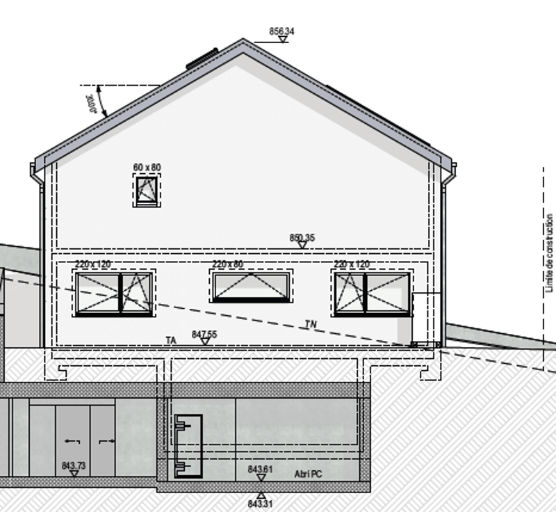 3 bedrooms, living room, kitchen, bathroom, storage room, balcony, carport