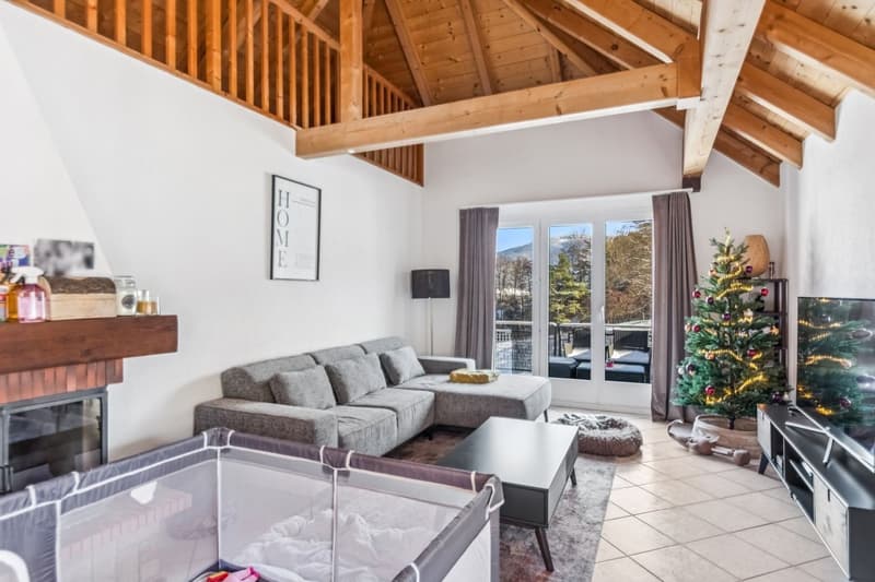 RARE OPPORTUNITY IN CORGÉMONT: Beautiful 5.5-room apartment with garage-workshop (8)
