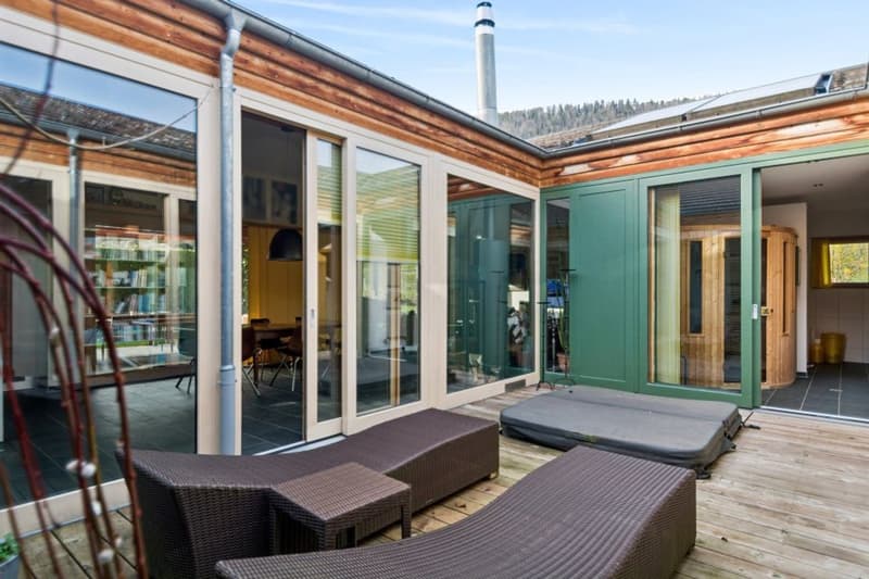 L'Arte di Vivere in Armonia con la Natura: Una Residenza Intemporale a Perrefitte (12)