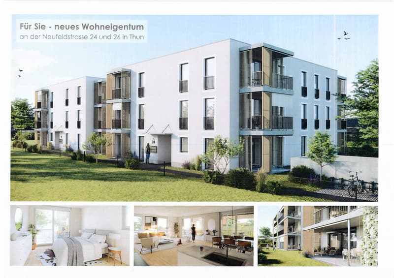 New building 3.5 rooms apartment, last free apartment in the new development Neufeldstr. 24 and 26 (3)