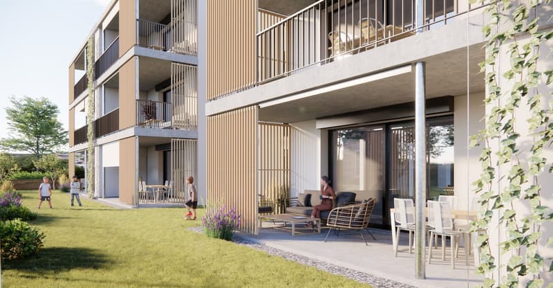 New building 3.5 rooms apartment, last free apartment in the new development Neufeldstr. 24 and 26 (1)