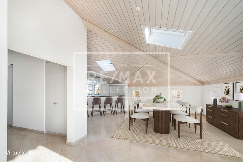 A home above the roofs of Küssnacht, living like in a single-family house with panoramic balconies (1)
