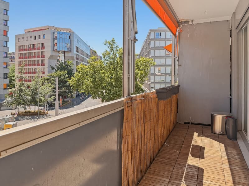 Helles 4-Zimmer-Wohnung - 2 Schlafzimmer und großer Balkon (10)