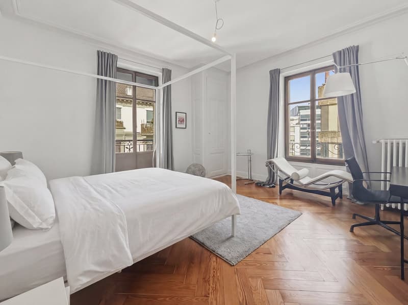Charmant appartement de 5 pièces (2 chambres) au cœur de Genève – Boulevard Helvétique (12)