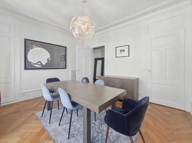 Charmant appartement de 5 pièces (2 chambres) au cœur de Genève – Boulevard Helvétique (5)